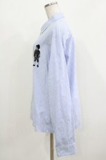 画像2: MILKBOY / ヘンゼルAndグレーテルシャツ  ストライプ(サックス) H-26-03-18-038-MB-BL-KB-ZH (2)