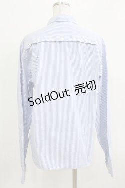 画像3: MILKBOY / ヘンゼルAndグレーテルシャツ  ストライプ(サックス) H-26-03-18-038-MB-BL-KB-ZH