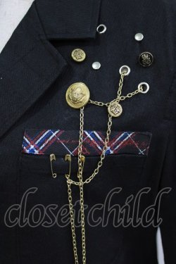 画像4: h.ANARCHY / スカルプリントボタンジャケット  黒 H-26-03-18-042-HN-JA-KB-ZH