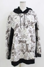 画像1: MILKBOY / KILL IT SOFTLY HOODIE  モノトーン×クロ H-26-03-18-047-MB-TO-KB-ZH (1)