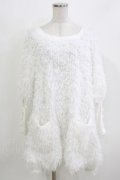 Qutie Frash / パフスリーブチュニック  白 H-26-03-18-048-QU-OP-KB-ZH