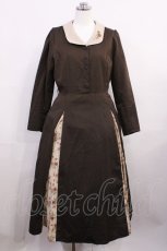 画像1: an another angelus / 刺繍入り花柄切替ロングワンピース Free BROWN H-26-03-18-1009-CA-OP-NS-ZH (1)