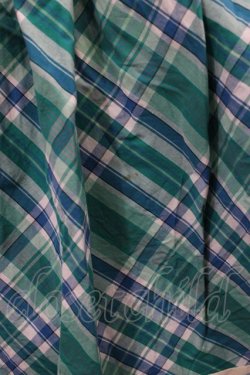 画像3: an another angelus / 花柄チェックジャンパースカート Free グリーン H-26-03-18-1012-CA-OP-NS-ZH