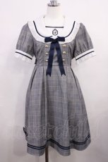 画像1: Amavel / ミドル丈セーラーフリルワンピース Free ネイビー H-26-03-18-1014-CA-OP-NS-ZH (1)
