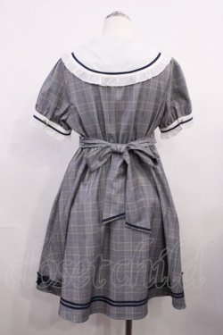 画像2: Amavel / ミドル丈セーラーフリルワンピース Free ネイビー H-26-03-18-1014-CA-OP-NS-ZH