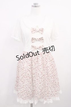 画像1: LIZ LISA / ドッキング花柄チュールワンピース Free オフ H-26-03-18-1015-LO-OP-NS-ZH