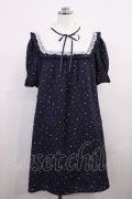 Secret Honey / ヨークチュールハート柄ワンピース Free ネイビー H-26-03-18-1016-CA-OP-NS-ZH