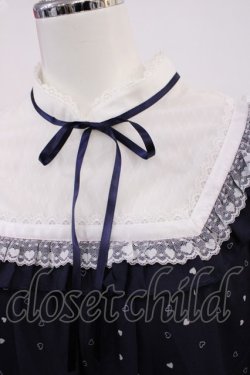 画像3: Secret Honey / ヨークチュールハート柄ワンピース Free ネイビー H-26-03-18-1016-CA-OP-NS-ZH
