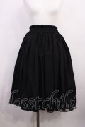 Amavel / オーガンジースカート Free ブラック H-26-03-18-1017-CA-SK-NS-ZH