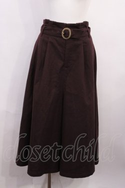 画像1: an another angelus / チェーンバックルロングキュロット Free BROWN H-26-03-18-1021-CA-PA-NS-ZH