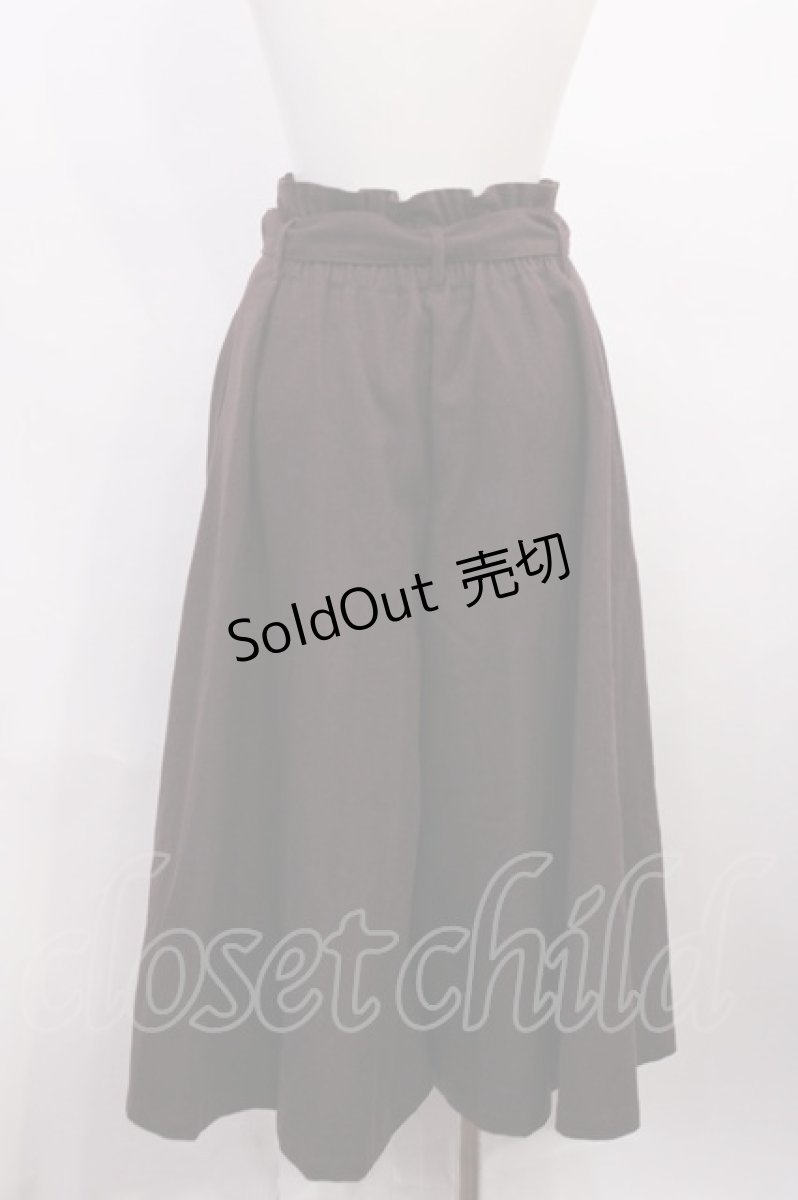 画像2: an another angelus / チェーンバックルロングキュロット Free BROWN H-26-03-18-1021-CA-PA-NS-ZH (2)