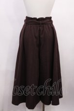 画像2: an another angelus / チェーンバックルロングキュロット Free BROWN H-26-03-18-1021-CA-PA-NS-ZH (2)