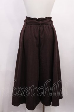 画像2: an another angelus / チェーンバックルロングキュロット Free BROWN H-26-03-18-1021-CA-PA-NS-ZH