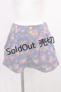 LIZ LISA / 花柄ショートパンツ Free ブルー H-26-03-18-1023-LO-PA-NS-ZH