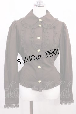 画像1: Innocent World / クッキーボタンブラウス L ショコラ H-26-03-18-1028-IW-BL-NS-ZH