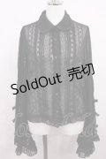 To Alice / フレア袖ブラウス M ブラック H-26-03-18-1032-LO-BL-NS-ZH