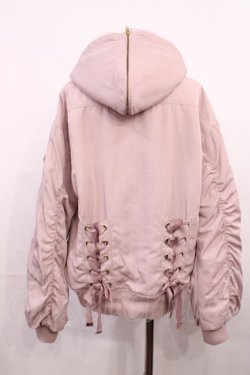 画像2: LIZ LISA / 2WAYファーフード中綿ブルゾン Free ピンク H-26-03-18-1035-LO-CO-NS-ZH