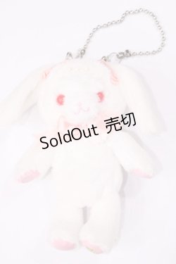 画像1: BABY,THE STARS SHINE BRIGHT / うさくみゃガマ口ミニ  オフ白 H-26-03-18-1037-BA-ZA-NS-ZH