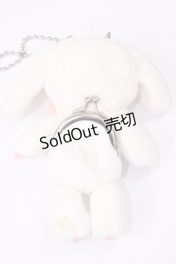 画像2: BABY,THE STARS SHINE BRIGHT / うさくみゃガマ口ミニ  オフ白 H-26-03-18-1037-BA-ZA-NS-ZH