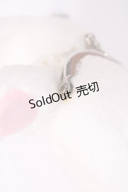 画像3: BABY,THE STARS SHINE BRIGHT / うさくみゃガマ口ミニ  オフ白 H-26-03-18-1037-BA-ZA-NS-ZH