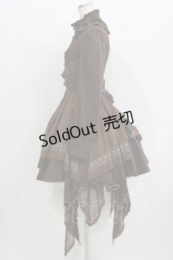 画像2: OZZ ANGELO / Rose Perfumeワンピース  ブラウン H-26-03-18-001-OO-OP-KB-ZH