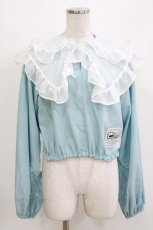 画像1: LAND by MILK BOY / SEE THRU COLLAR   ブルー H-26-03-18-051-0-BL-KB-ZH (1)