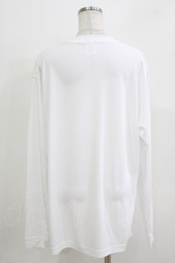 画像3: meltyglow / プリントロングトップス XL 白 H-26-03-18-052-PU-TO-KB-ZH