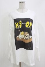 画像1: NieR Clothing / COTTON LONG CUTSEW XL 白/エッグトーストミケ H-26-03-18-054-PU-TO-KB-ZH (1)