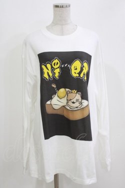 画像1: NieR Clothing / COTTON LONG CUTSEW XL 白/エッグトーストミケ H-26-03-18-054-PU-TO-KB-ZH