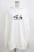 NieR Clothing / プリントPULLOVER PARKA 2XL 白 H-26-03-18-055-PU-TO-KB-ZH