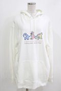 NieR Clothing / プリントPULLOVER PARKA 2XL 白 H-26-03-18-056-PU-TO-KB-ZH