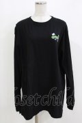 Candy Stripper / 8bit　L/S TEE  黒 H-26-03-18-060-PU-TO-KB-ZH
