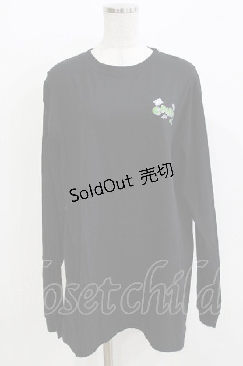 画像1: Candy Stripper / 8bit　L/S TEE  黒 H-26-03-18-060-PU-TO-KB-ZH (1)