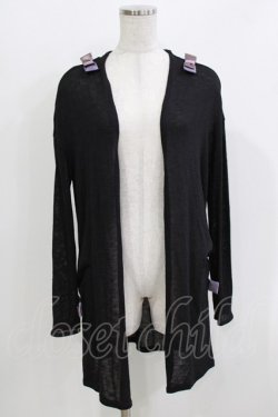 画像1: gouk / リボン付きボレロ  黒 H-26-03-18-062-GO-TO-KB-ZH