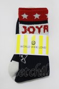 WORLD WIDE LOVE！(Rydia) / JAOYRIDERソックス  ネイビー H-26-03-18-071-PU-ZA-KB-ZH