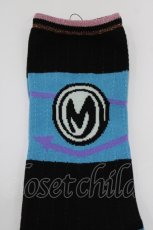 画像2: MILKBOY / Arrow socks  黒×青 H-26-03-18-072-MB-ZA-KB-ZH (2)