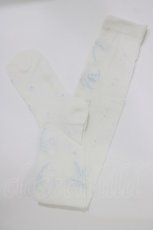 画像1: Jane Marple / リボンレースオーバーニー  オフ×ブルー H-26-03-18-076-JM-ZA-KB-ZH (1)