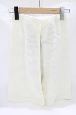 画像2: MILK / Wrap Ribbonレッグウォーマー  白 H-26-03-18-079-ML-ZA-KB-ZH