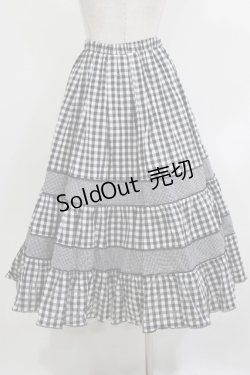 画像3: merry jenny / イレギュラーチェックスカート  ブラック H-26-03-18-008-LO-SK-KB-ZH