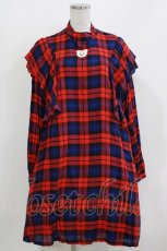 画像1: Candy Stripper / GLUMLY BEAR CHECK ONE-PIECE 2(M) RED H-26-03-18-010-PU-OP-KB-ZH (1)