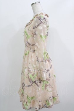 画像2: MILK / Lilybellシアードレス  ハニーベージュ H-26-03-18-013-ML-OP-KB-ZH