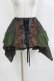 画像1: STEAM / イレギュラーフリルミニスカート  茶×カーキ H-26-03-18-017-HN-SK-KB-ZH (1)