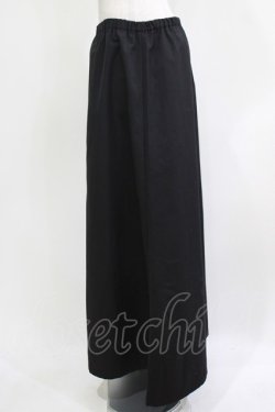 画像2: h.NAOTO / サイドZIPメッシュ切替スカート  黒 H-26-03-18-018-HN-SK-KB-ZH