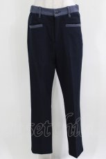 画像1: MILKBOY / 2TONE PANTS  ネイビー H-26-03-18-021-MB-PA-KB-ZH (1)