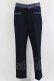 画像1: MILKBOY / 2TONE PANTS  ネイビー H-26-03-18-021-MB-PA-KB-ZH (1)