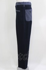 画像2: MILKBOY / 2TONE PANTS  ネイビー H-26-03-18-021-MB-PA-KB-ZH (2)