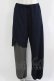 画像1: MILKBOY / ASSYMETRY PANTS  ネイビー×グレー×クロ H-26-03-18-022-MB-PA-KB-ZH (1)