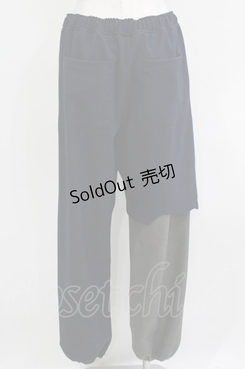 画像3: MILKBOY / ASSYMETRY PANTS  ネイビー×グレー×クロ H-26-03-18-022-MB-PA-KB-ZH (3)