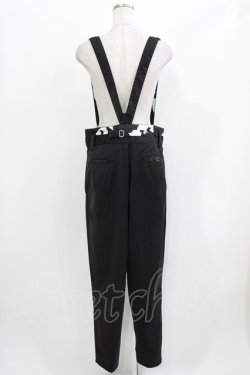 画像3: MINT NeKO / サス付センタープレスパンツ  黒 H-26-03-18-023-HN-PA-KB-ZH