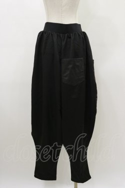 画像2: SEX POT ReVeNGe / プリント切替サルエルパンツ  黒 H-26-03-20-039-SP-PA-KB-ZH